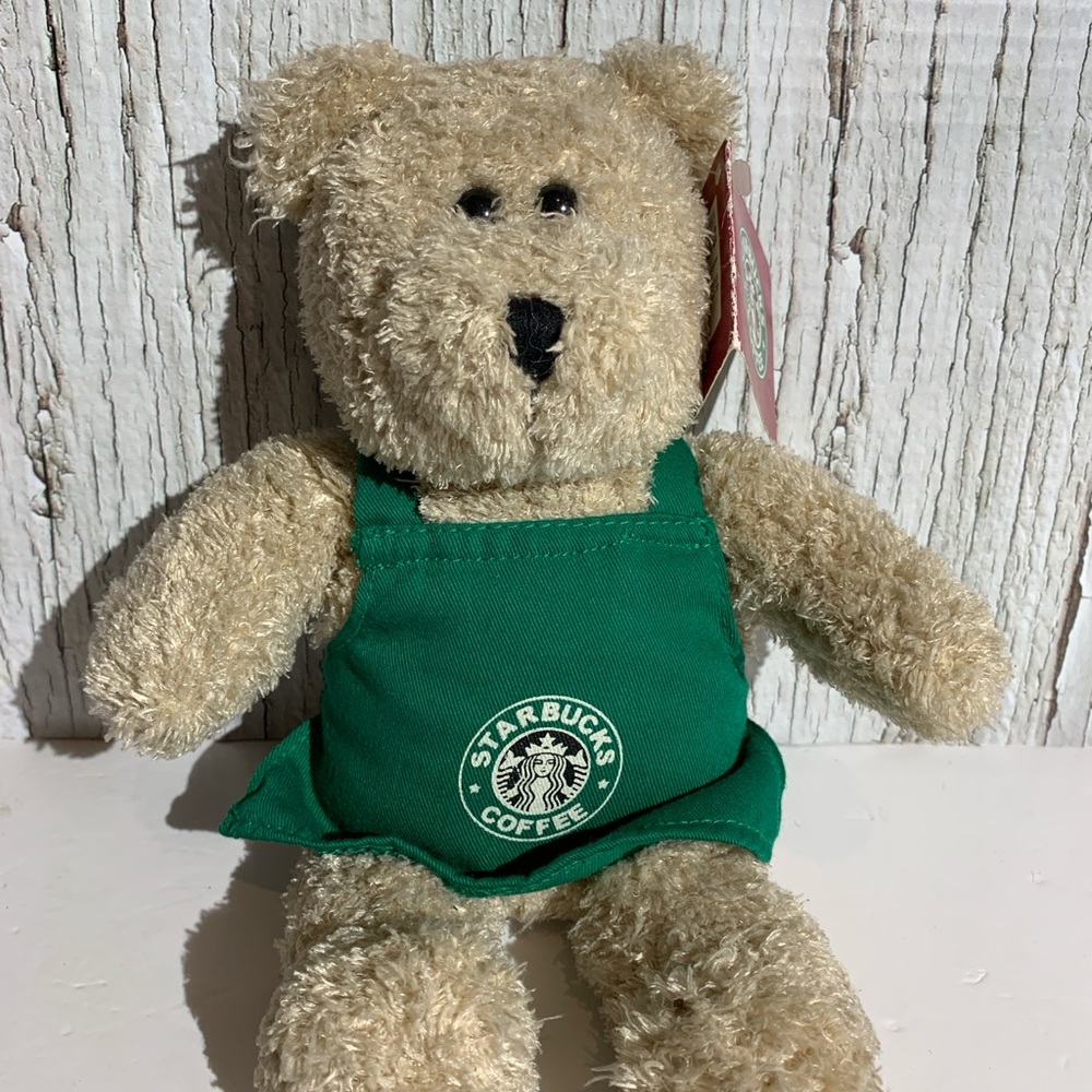 Starbucks 2003 Plush Bearista  with Green Attire